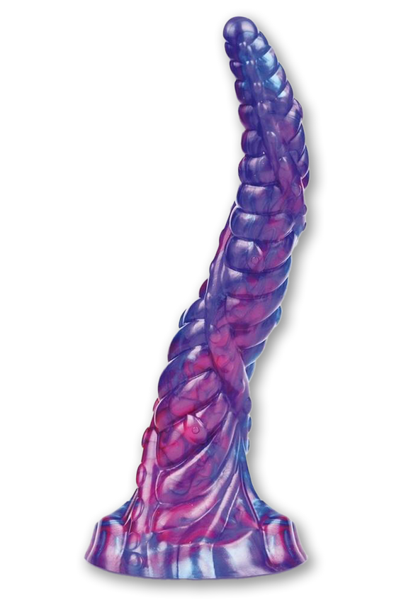 Alien Nation Serpentine Silicone Dildo - Purple/Pink