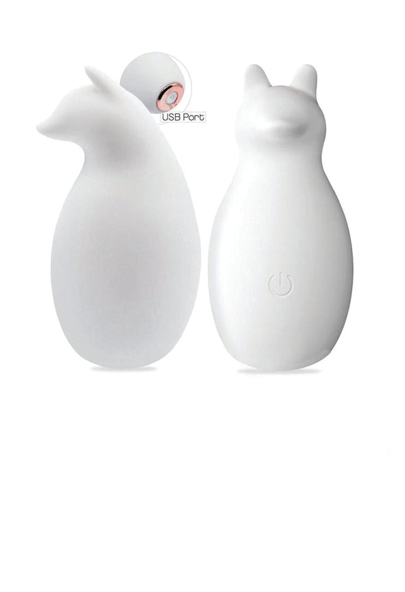 Buzzy Buddy Sexy Like A Fox Rechargeable Silicone Clitoral Stimulator - White