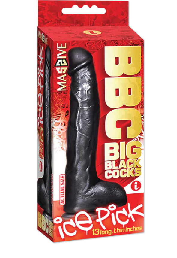 Icon Brands - BBCs Big Black Cocks "Ice Pick," 13 Inch