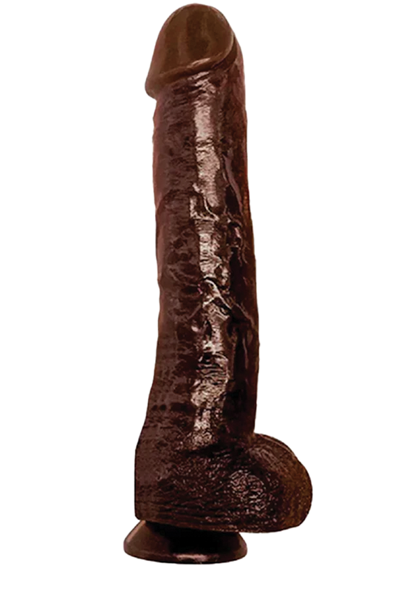 IconBrands - Cockzilla - Massive Nearly 17 Inch Realistic Black Colossal Cock