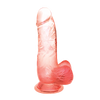 Icon Brands - Shades - Small 6 Inch Jelly TPR Gradient Dildo Coral - Icon Brands