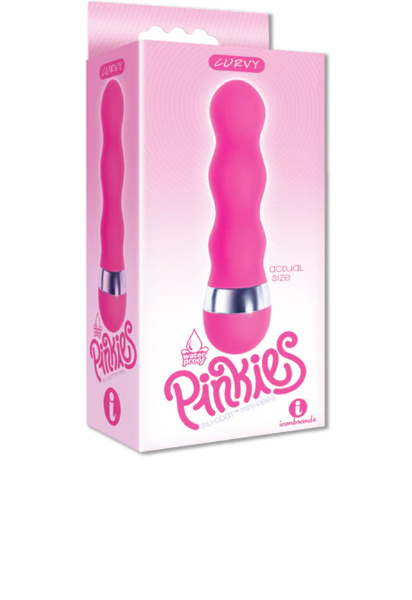 Icon Brands - Pinkies SiliCoat Mini-Vibe, Curvy