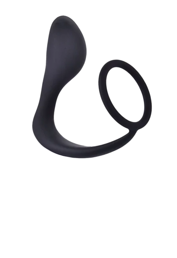 Icon Brands - The 9's - P-Zone Cock Ring Massager Stimulator, Black