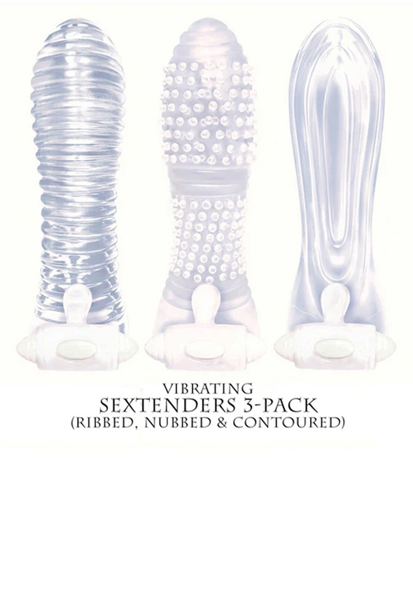 Icon Brands - Vibrating Sextenders 3-Pack