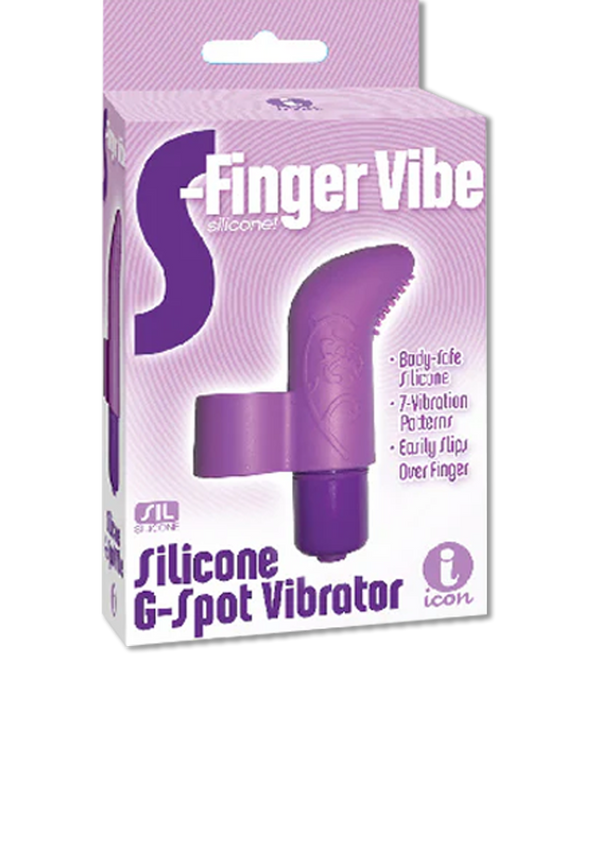 Icon Brands - S-Finger Vibe Silicone G-Spot Vibrator