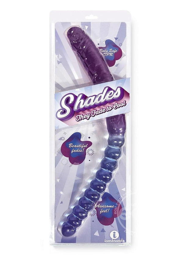Shades Gradient Jelly Double Dong - Blue/Violet